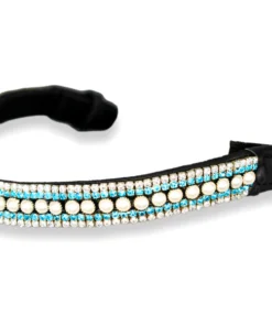 Frontalino di cristallo The One U Shape - Acquamarina Pearls