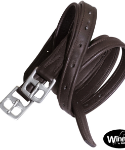 Staffili nylon foderati di pelle