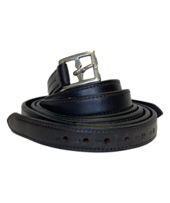 Staffili in cuoio con inserto in nylon - 145cm