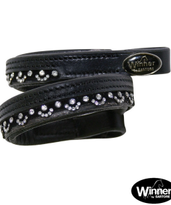 Frontalino a V in cuoio