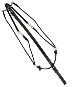 Gogue in cuoio e nylon